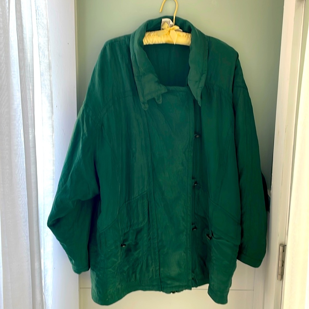 Women’s oversized lightweight silk jacket
